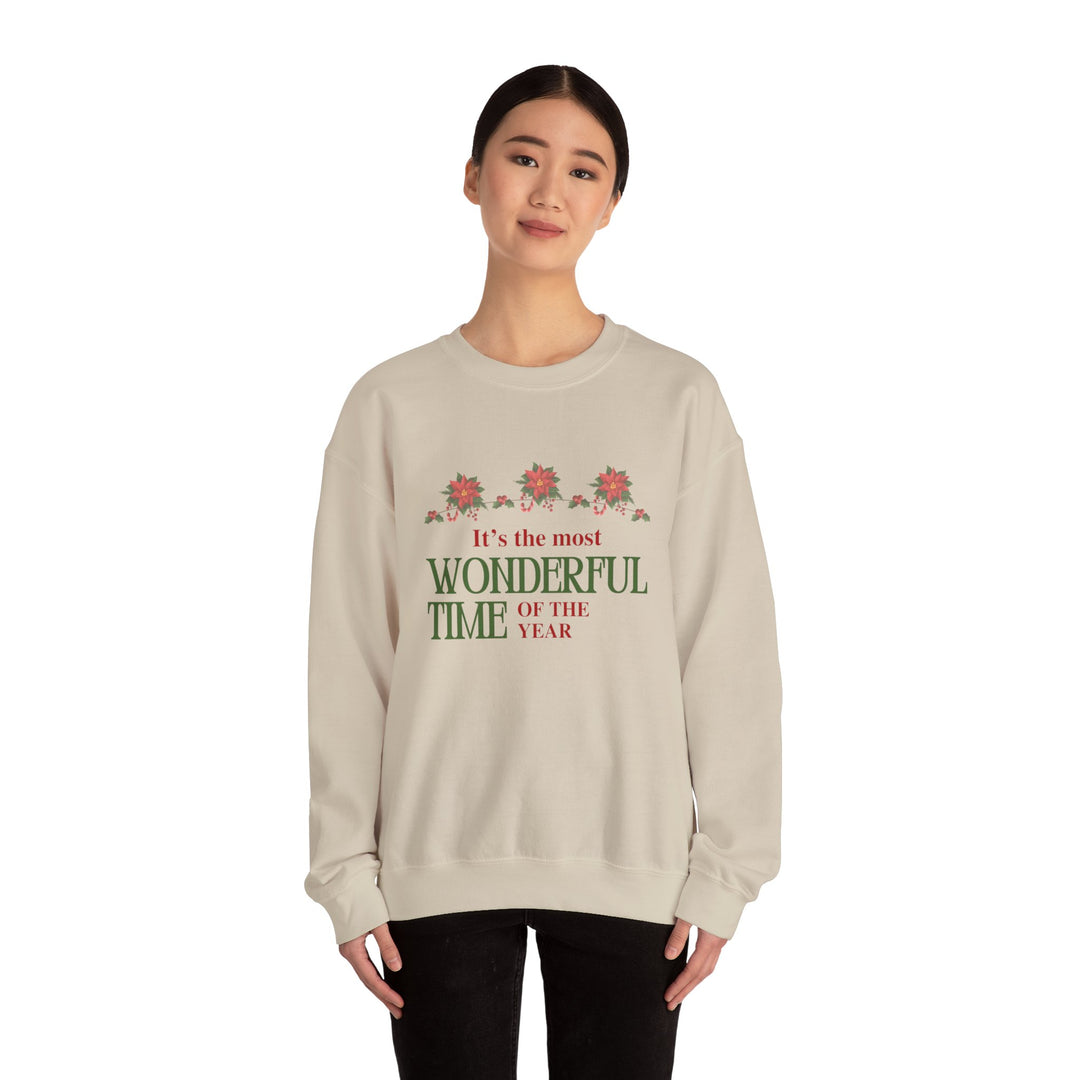 Sweatshirt — "It's the Most Wonderful Time of the Year" Holiday Crewneck