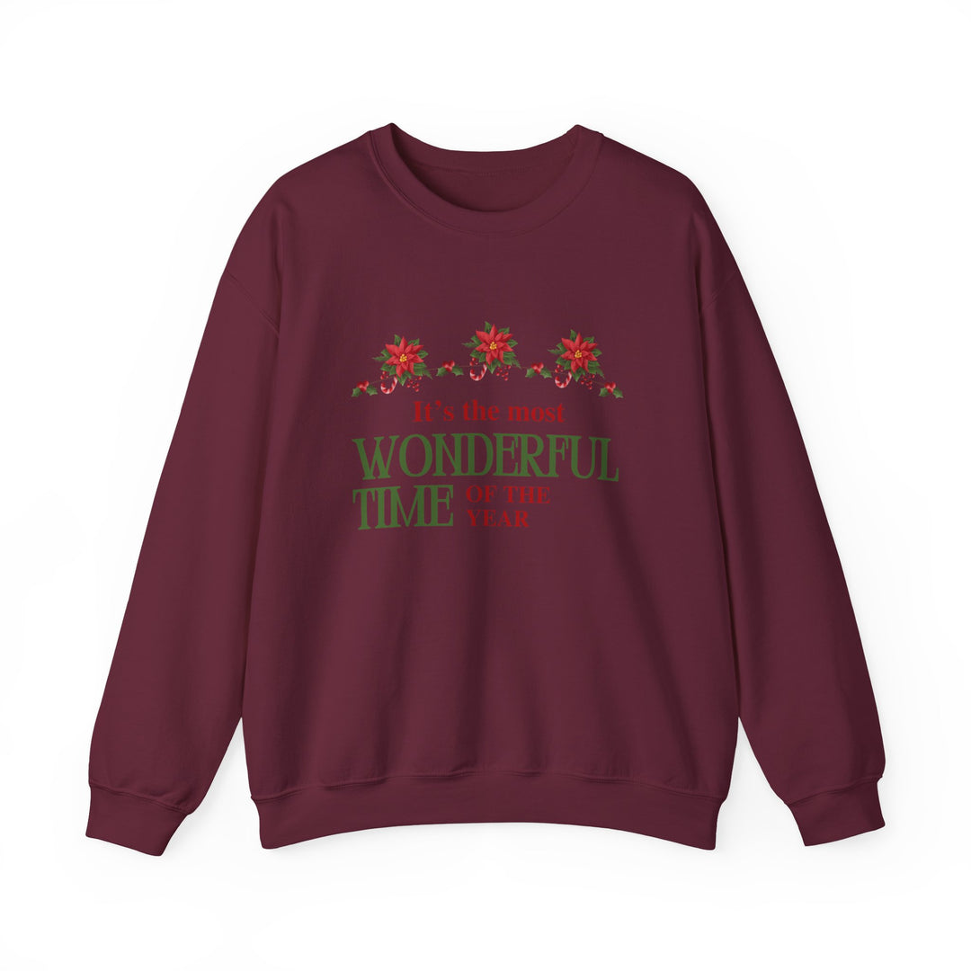 Sweatshirt — "It's the Most Wonderful Time of the Year" Holiday Crewneck