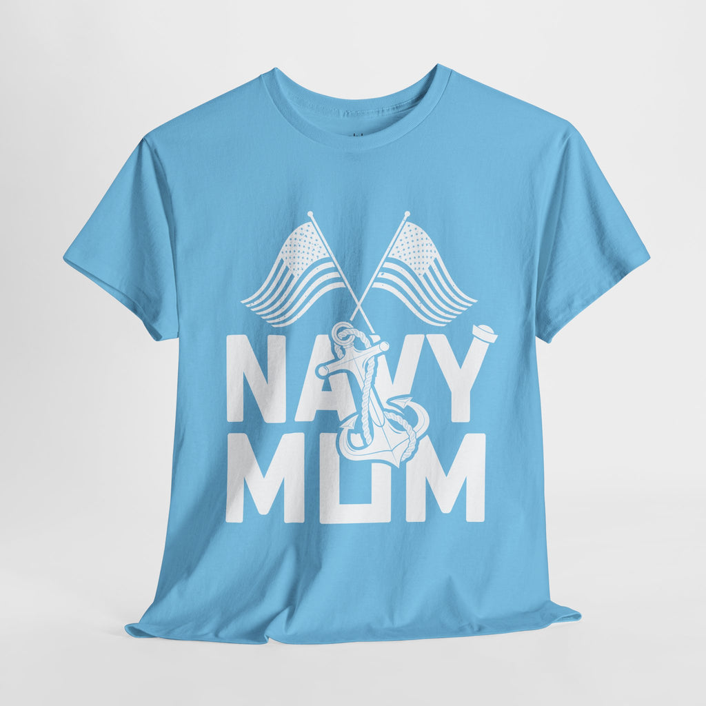 Mom T-Shirt – Navy Mom Design