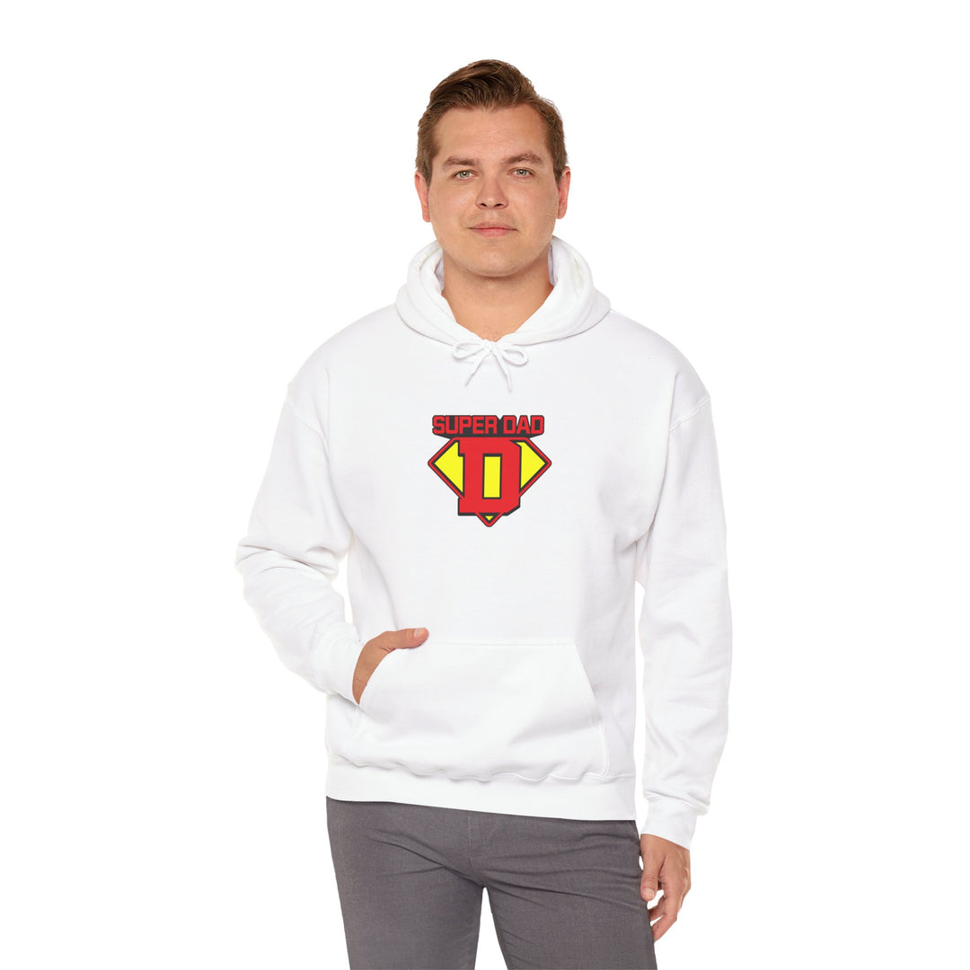 Dad’s Hooded Sweatshirt – Super Dad Design