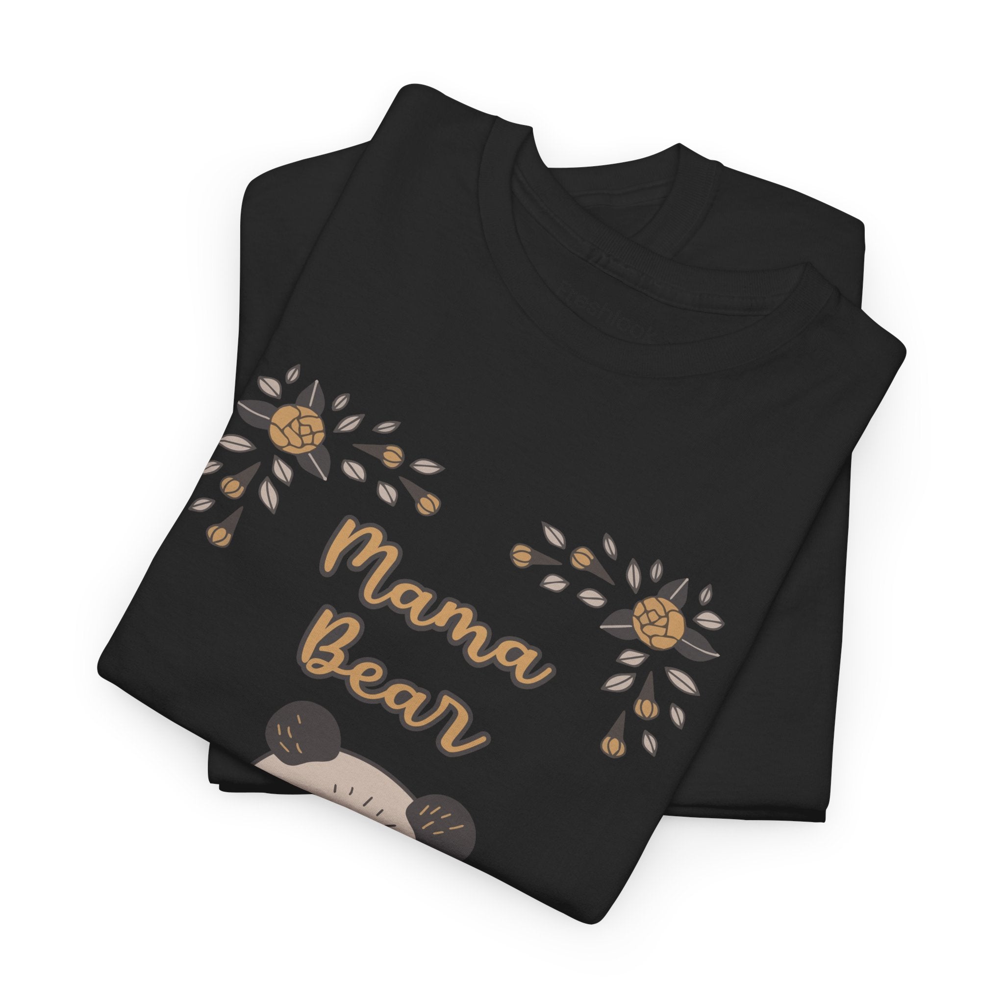 Mom T-Shirt - Mama Bear with Cute Panda Design