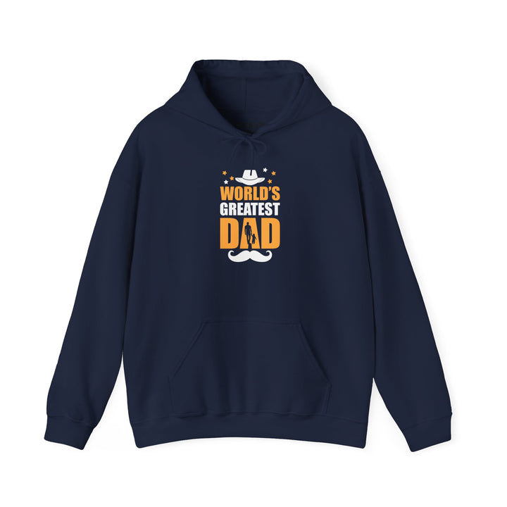 Dad’s Hooded Sweatshirt – World's Greatest Dad Design