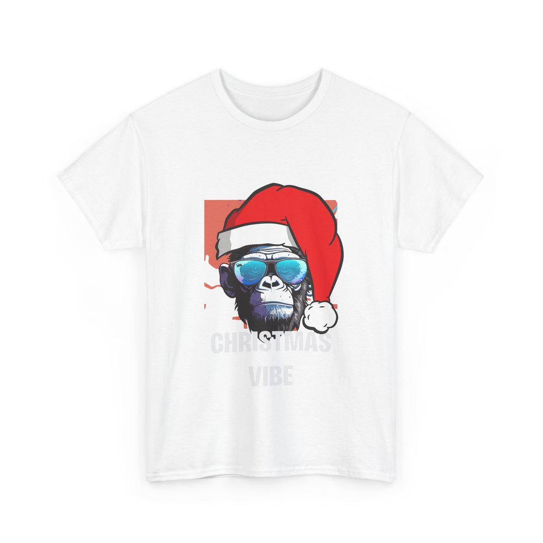 Christmas Vibe Gorilla Unisex Tee, Fun Christmas t-shirt