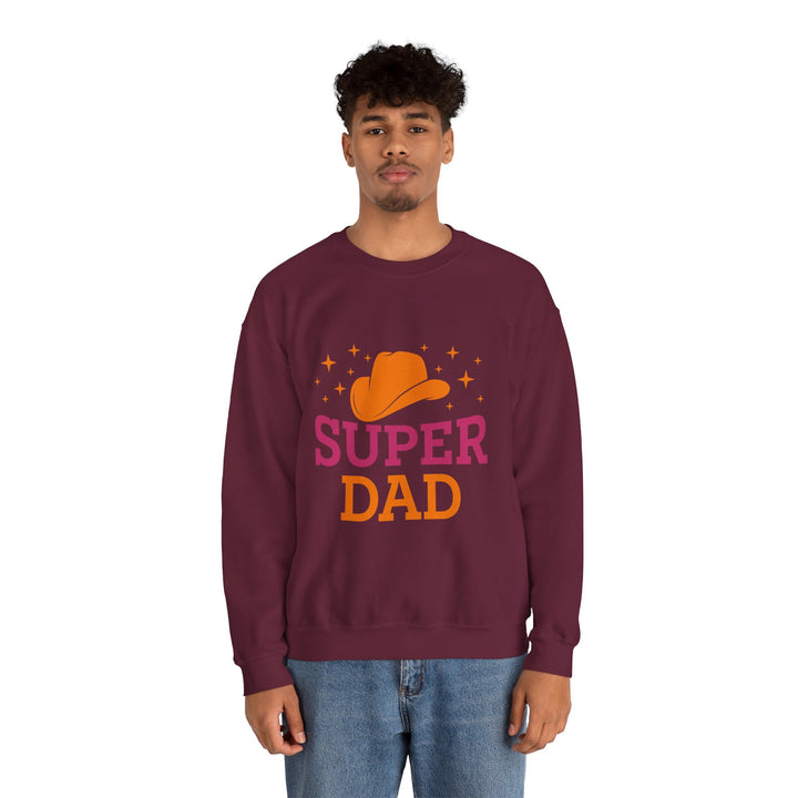 Dad’s Sweatshirt – Super Dad Design