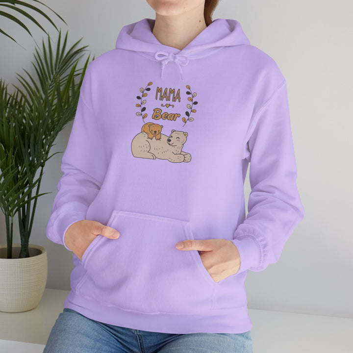 Mom's Unisex Hooded Sweatshirt  - Mama Bear Design