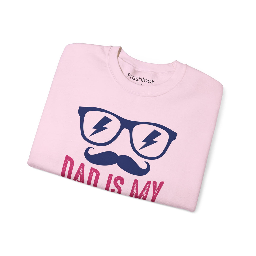 Dad’s Sweatshirt – Dad Is My Superhero Design