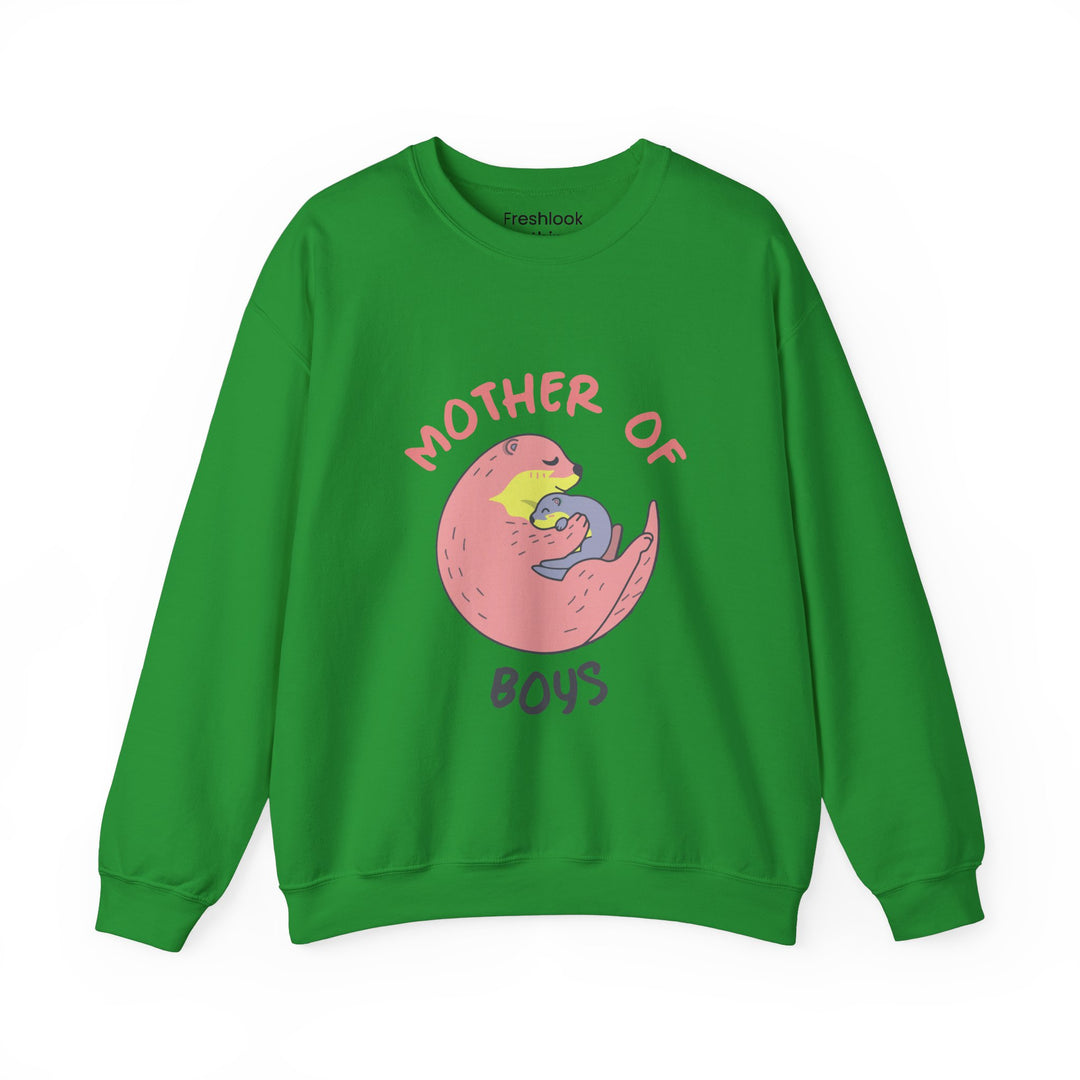 Mom's Sweatshirt - Mother of Boys Design