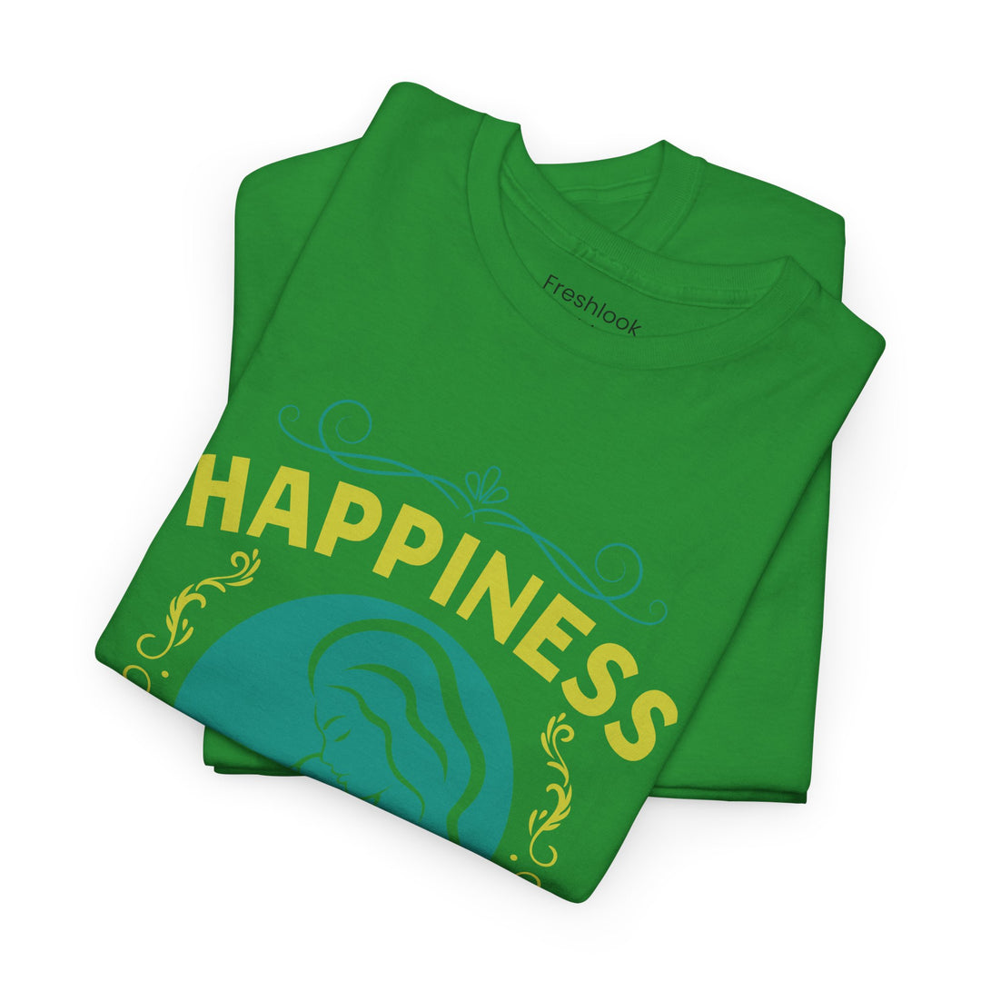 Mom's T-Shirt - Happiness is Being a Mom Design