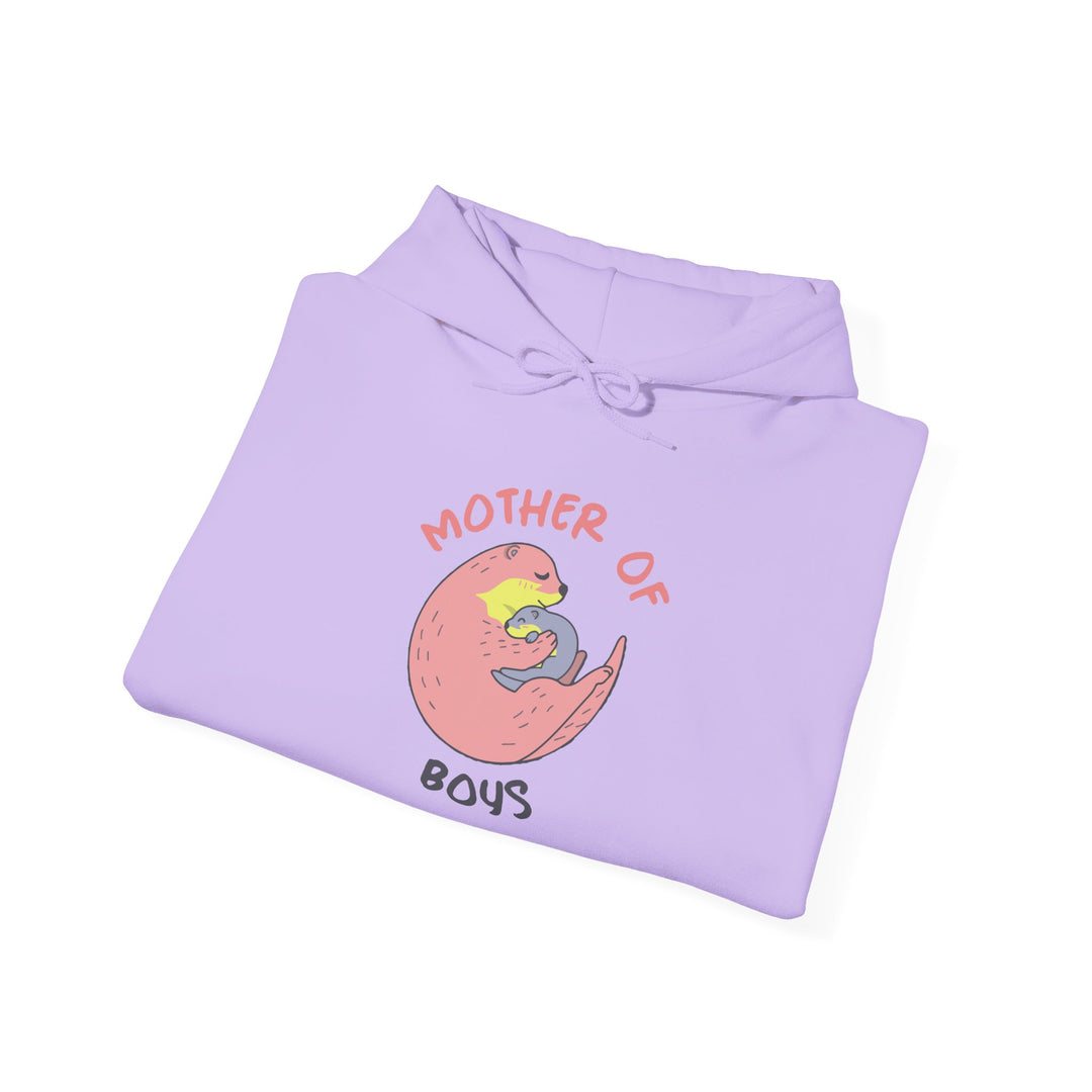 Mom's Unisex Hooded Sweatshirt – Mother of Boys Design