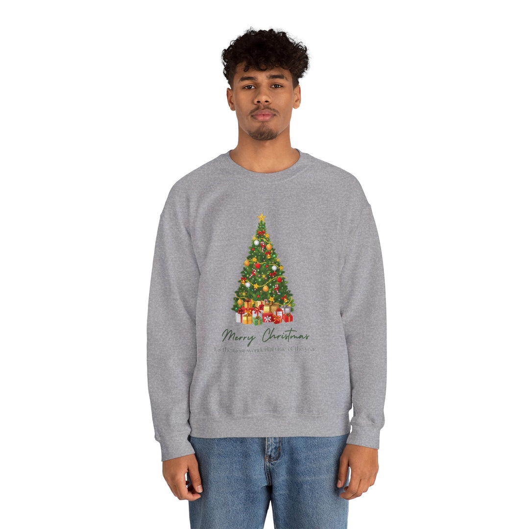 Christmas Tree Sweatshirt — Merry Christmas Holiday Crewneck