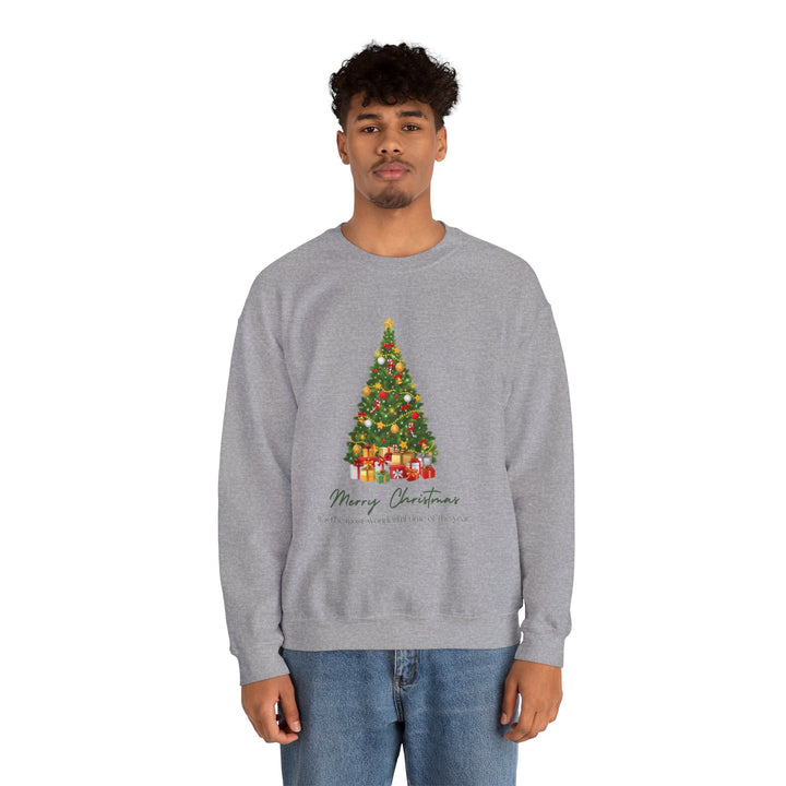 Christmas Tree Sweatshirt — Merry Christmas Holiday Crewneck