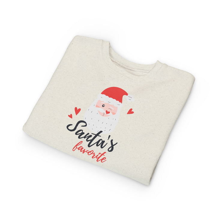 Toddler Sweatshirt — "Santa's Favorite" Cute Kids Christmas Pullover