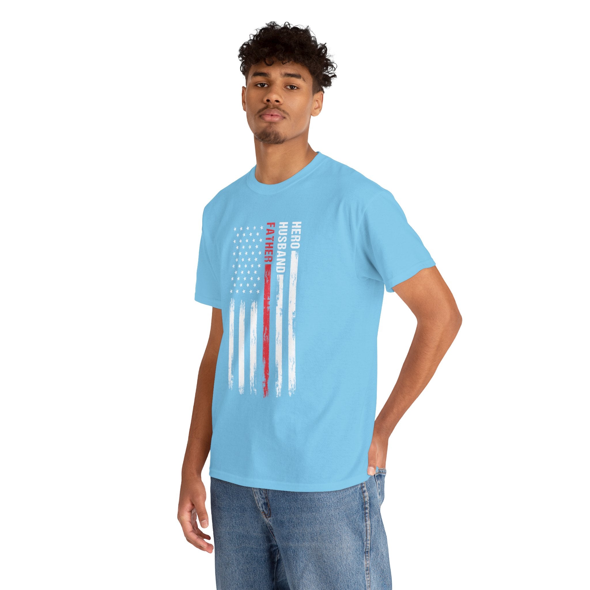 Dad's T-Shirt - Hero Husband Father Design