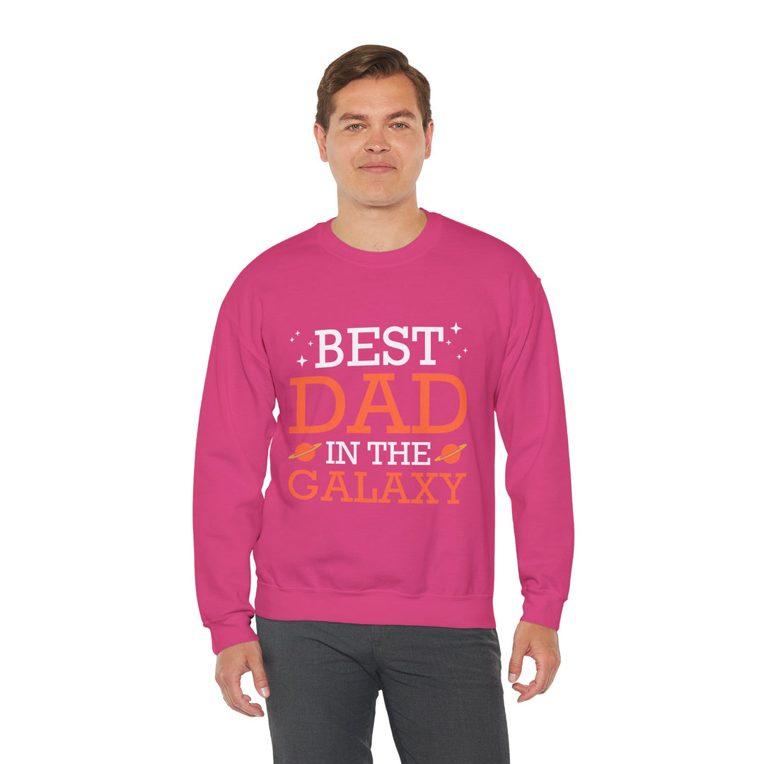 Dad’s Sweatshirt – Best Dad in the Galaxy Design