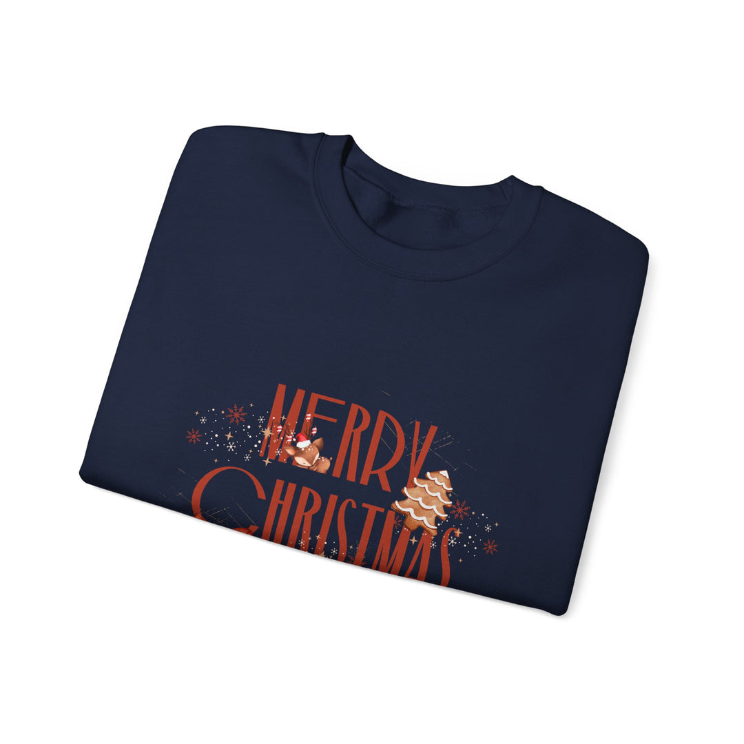 Merry Christmas Crewneck Sweatshirt – Vintage Holiday Graphic