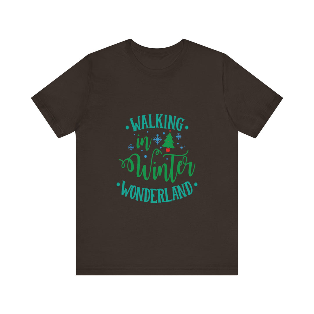 Walking in Winter Wonderland, Christmas T-shirt, Holiday tees, Family Christmas Shirts