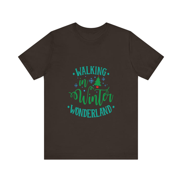 Walking in Winter Wonderland, Christmas T-shirt, Holiday tees, Family Christmas Shirts