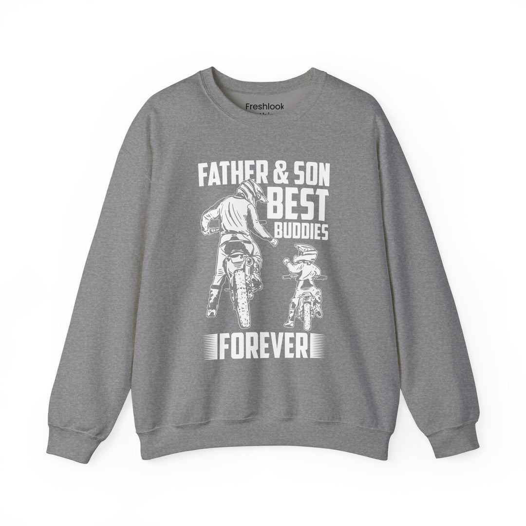 Dad’s Sweatshirt – Father & Son Best Buddies Forever Design