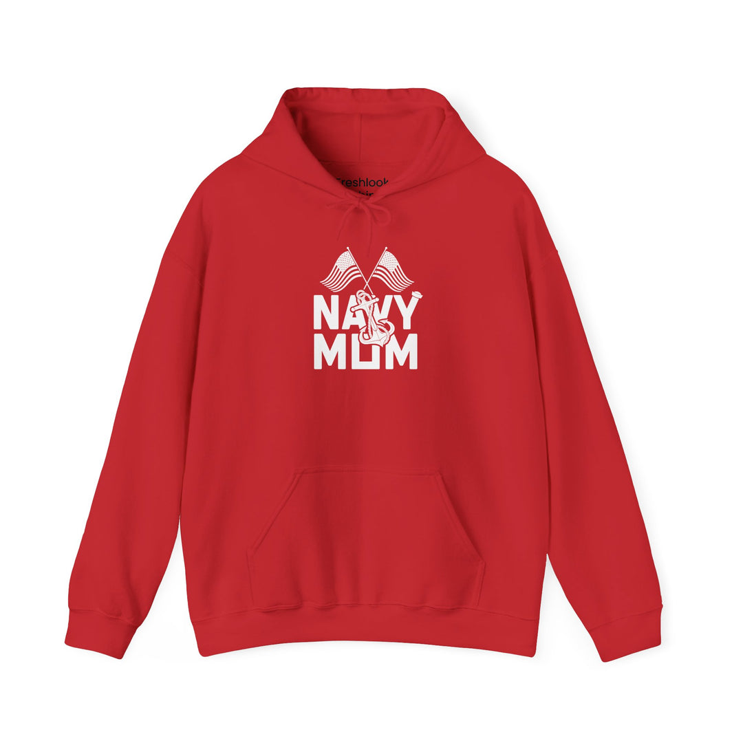 Mom's Hooded Sweatshirt – Navy Mom Design