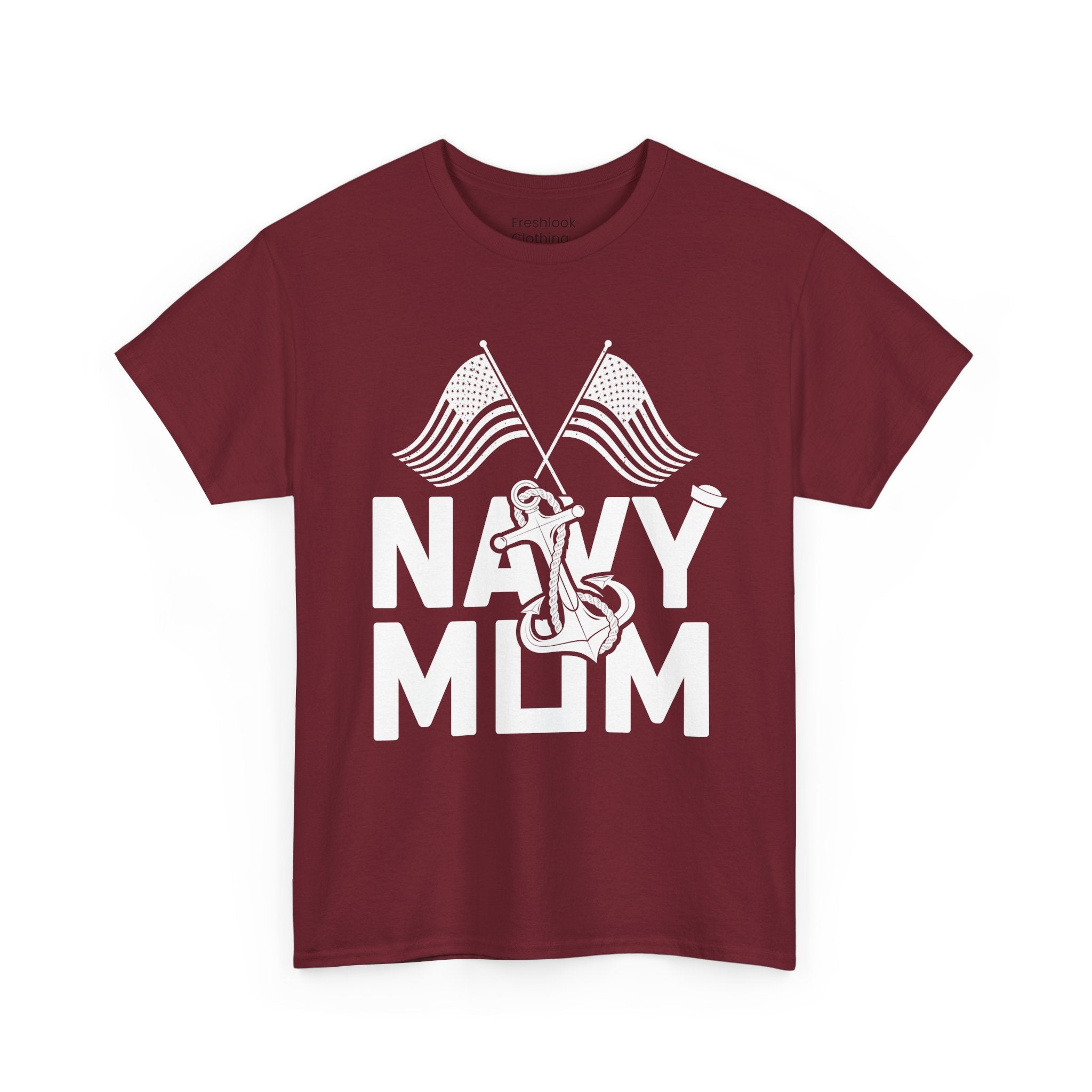 Mom T-Shirt – Navy Mom Design