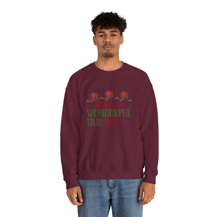 Sweatshirt — "It's the Most Wonderful Time of the Year" Holiday Crewneck