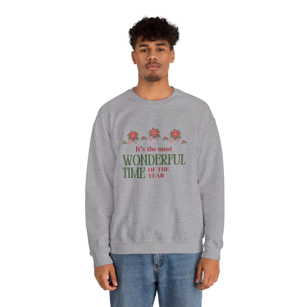 Sweatshirt — "It's the Most Wonderful Time of the Year" Holiday Crewneck