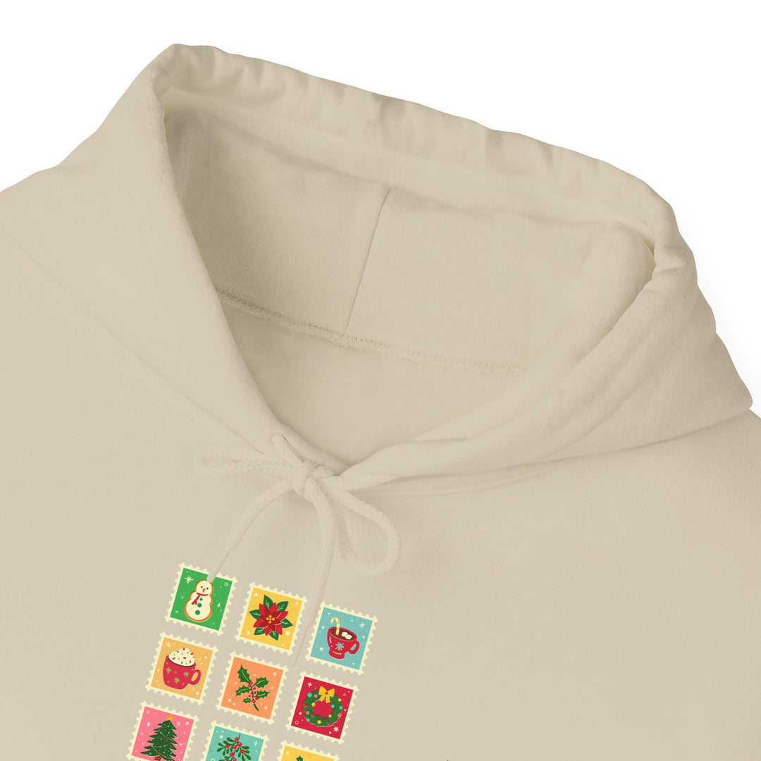 Christmas Cheer Hoodie — Festive Gift Icon Grid with "Christmas Every Day" Text