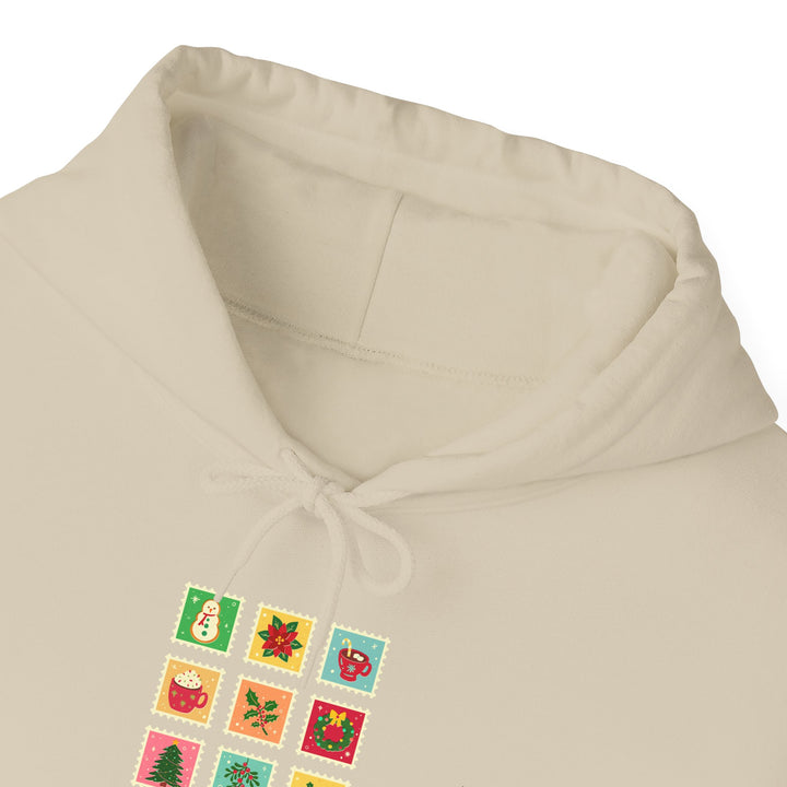 Christmas Cheer Hoodie — Festive Gift Icon Grid with "Christmas Every Day" Text