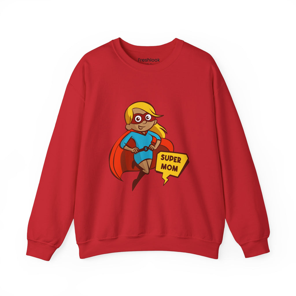 Mom Sweatshirt - Super Mom Design