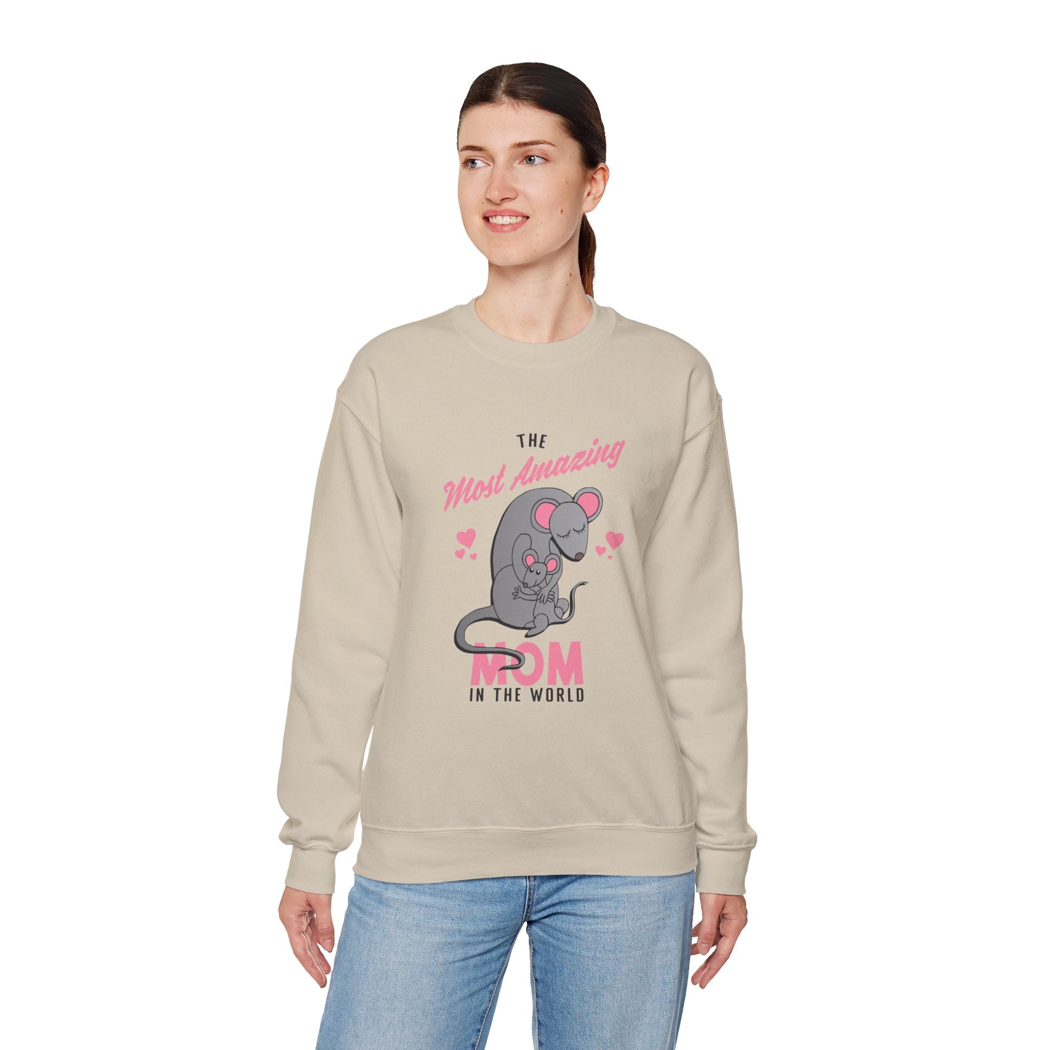 Mom Sweatshirt - The Most Amazing Mom Design