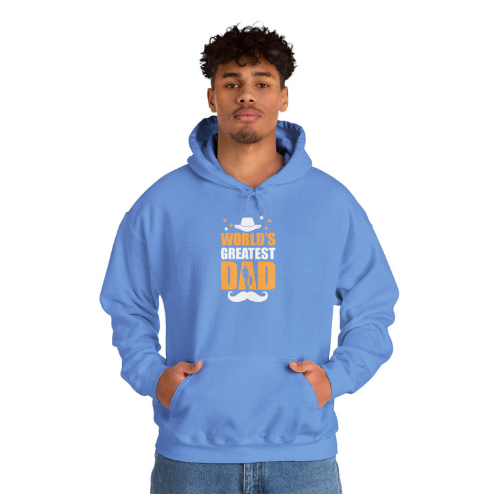 Dad’s Hooded Sweatshirt – World's Greatest Dad Design