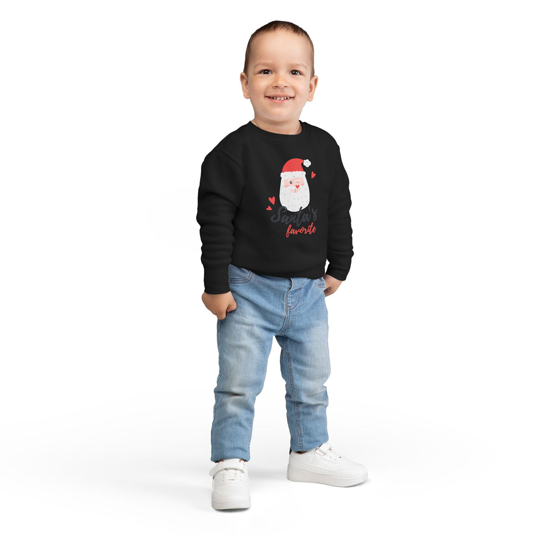 Toddler Sweatshirt — "Santa's Favorite" Cute Kids Christmas Pullover