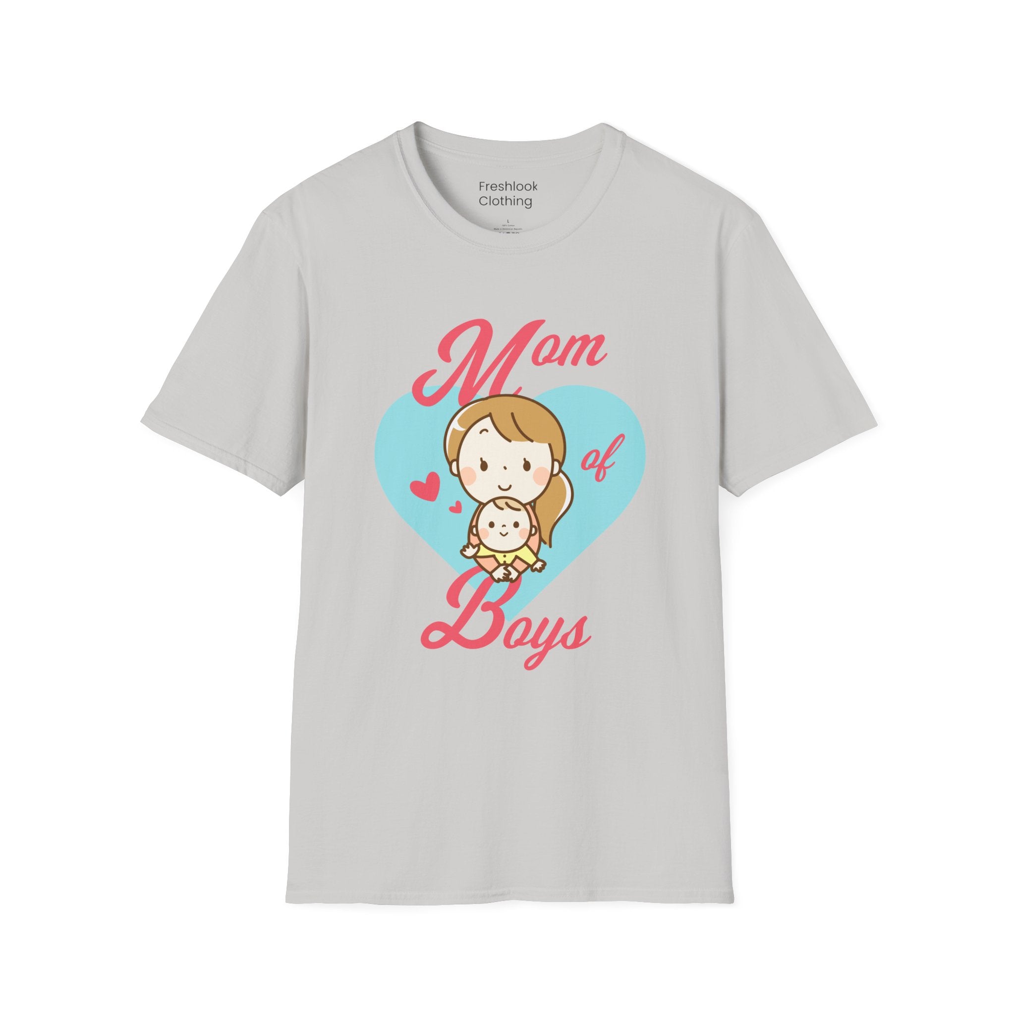 Mom T-Shirt - Mom of Boys Design