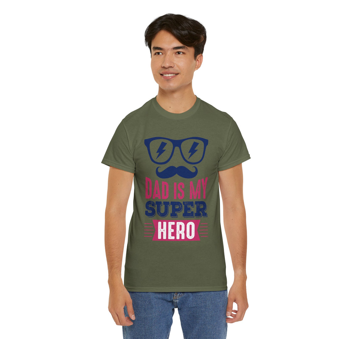 Dad's T-Shirt - Dad Is My Superhero Design