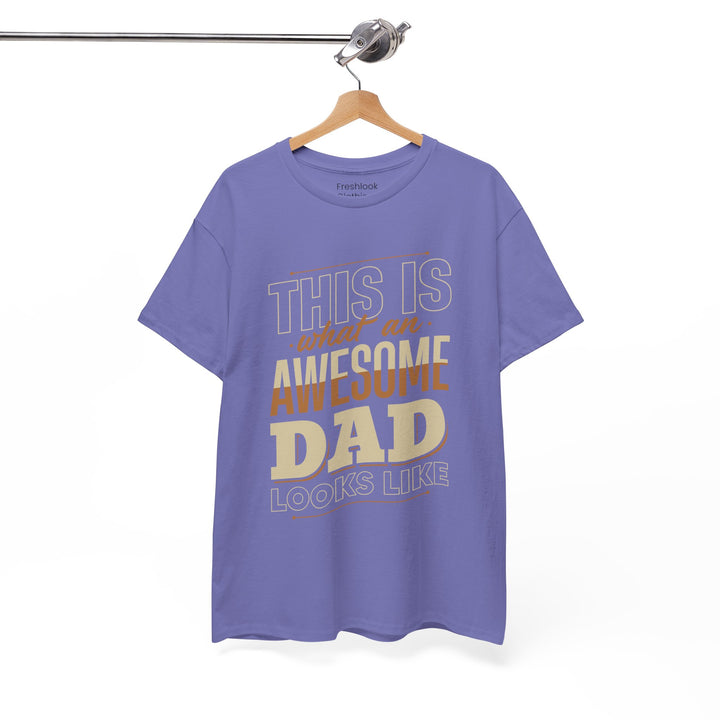 Dad's T-Shirt - This is What an Awesome Dad Looks Like Design