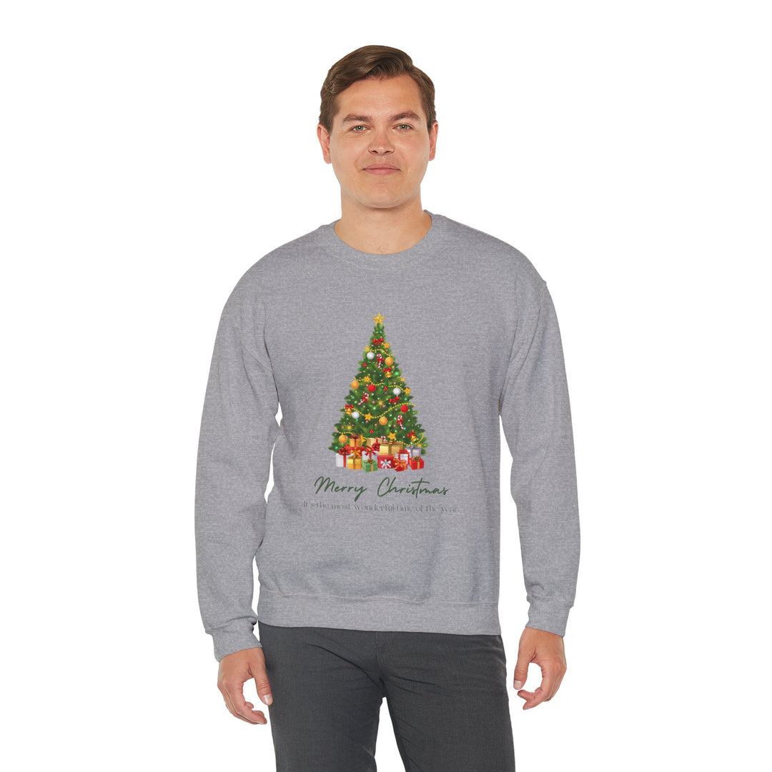 Christmas Tree Sweatshirt — Merry Christmas Holiday Crewneck