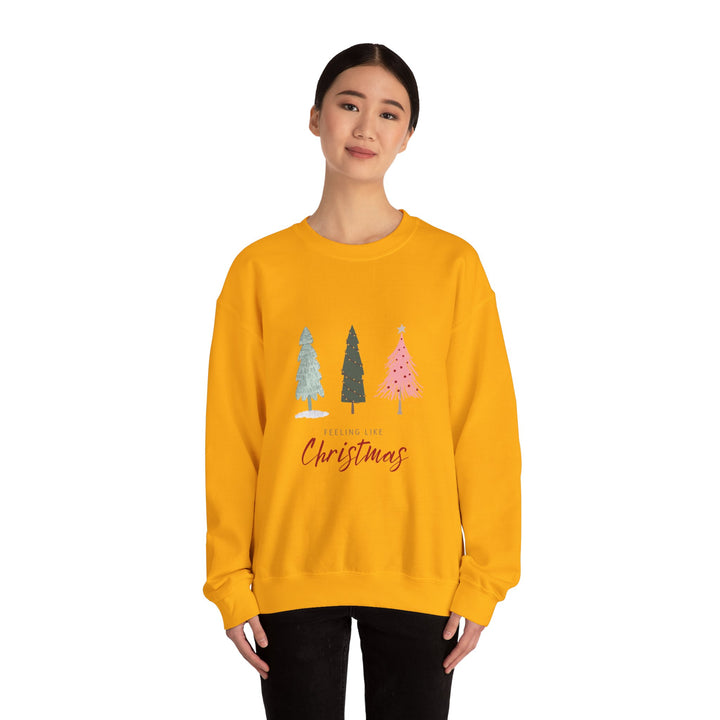 Feeling Like Christmas Crewneck Sweatshirt - Unisex Holiday Sweatshirt