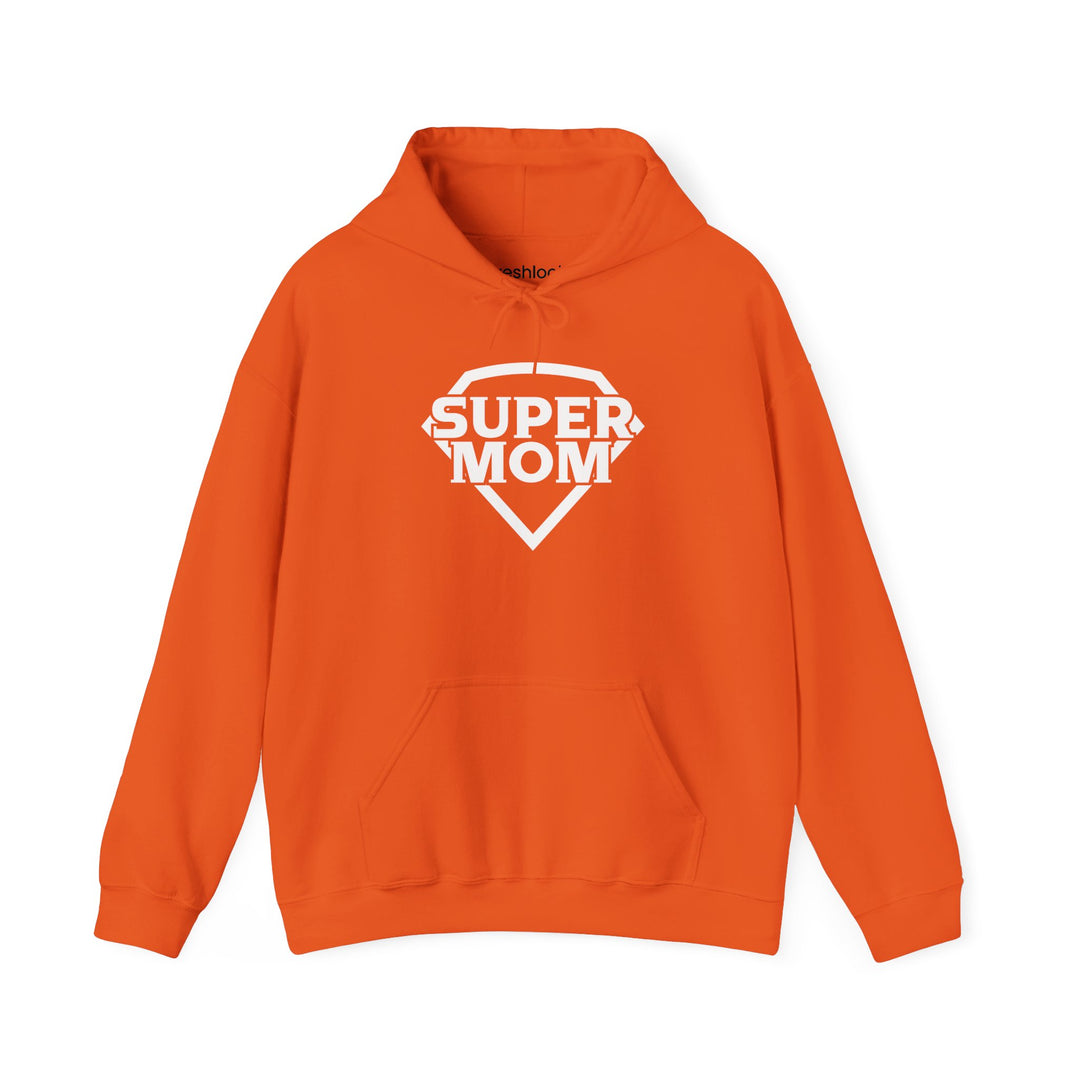 Mom's Unisex Hooded Sweatshirt - Super Mom Design