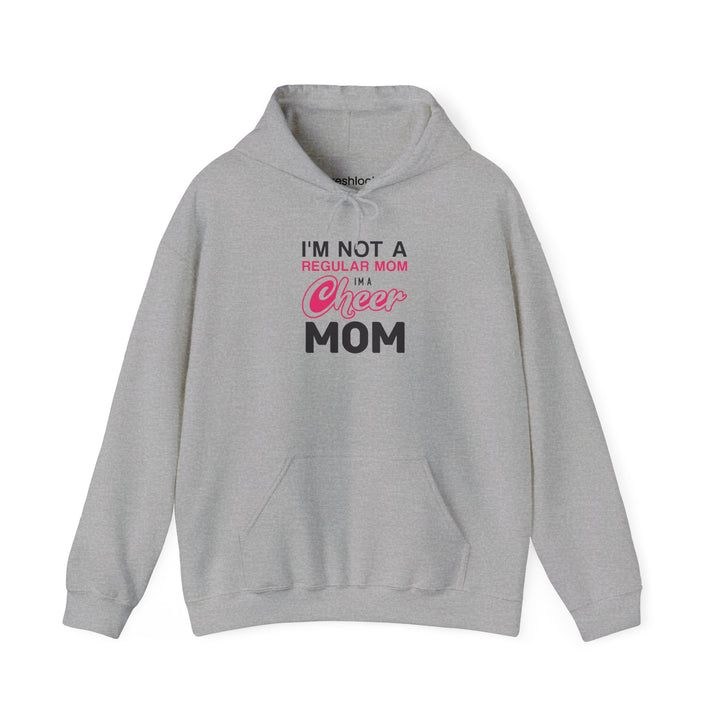 Mom's Unisex Hooded Sweatshirt - I'm Not a Regular Mom Design - Cheer Mom Hoodie