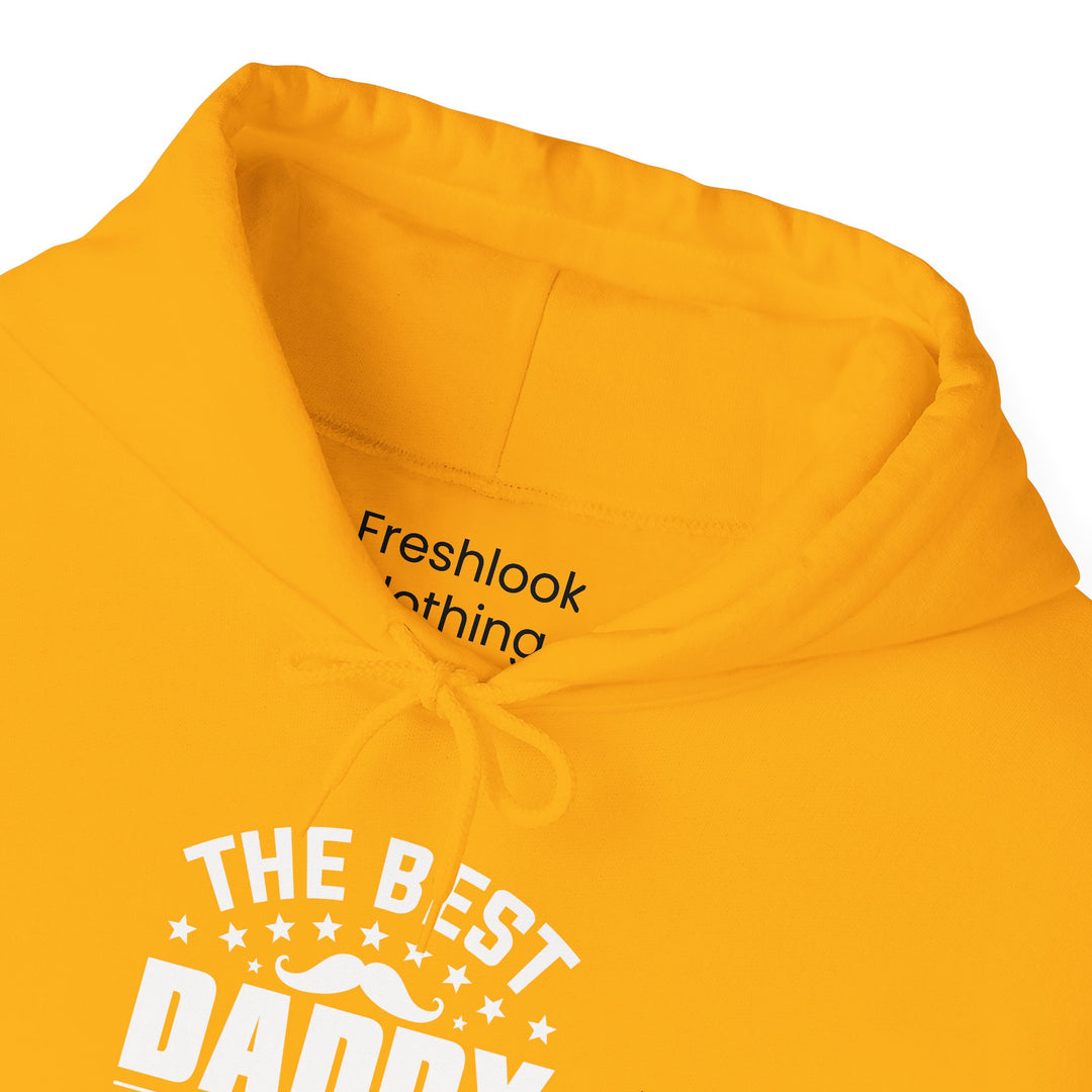 Dad’s Hooded Sweatshirt – The Best Daddy in the World Design