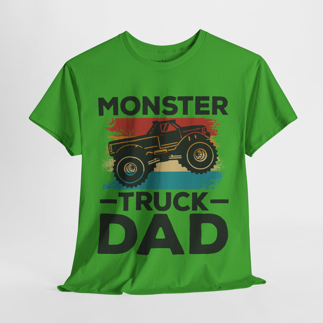 Dad's T-Shirt - Monster Truck Dad Design