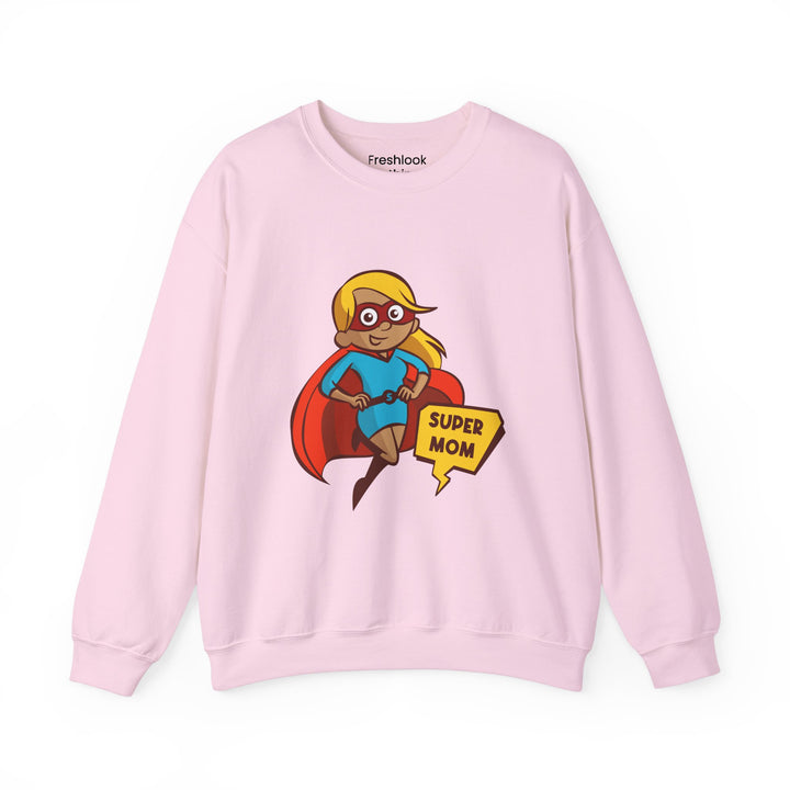 Mom's Sweatshirt - Super Mom - Perfect Gift for Mother's Day Design