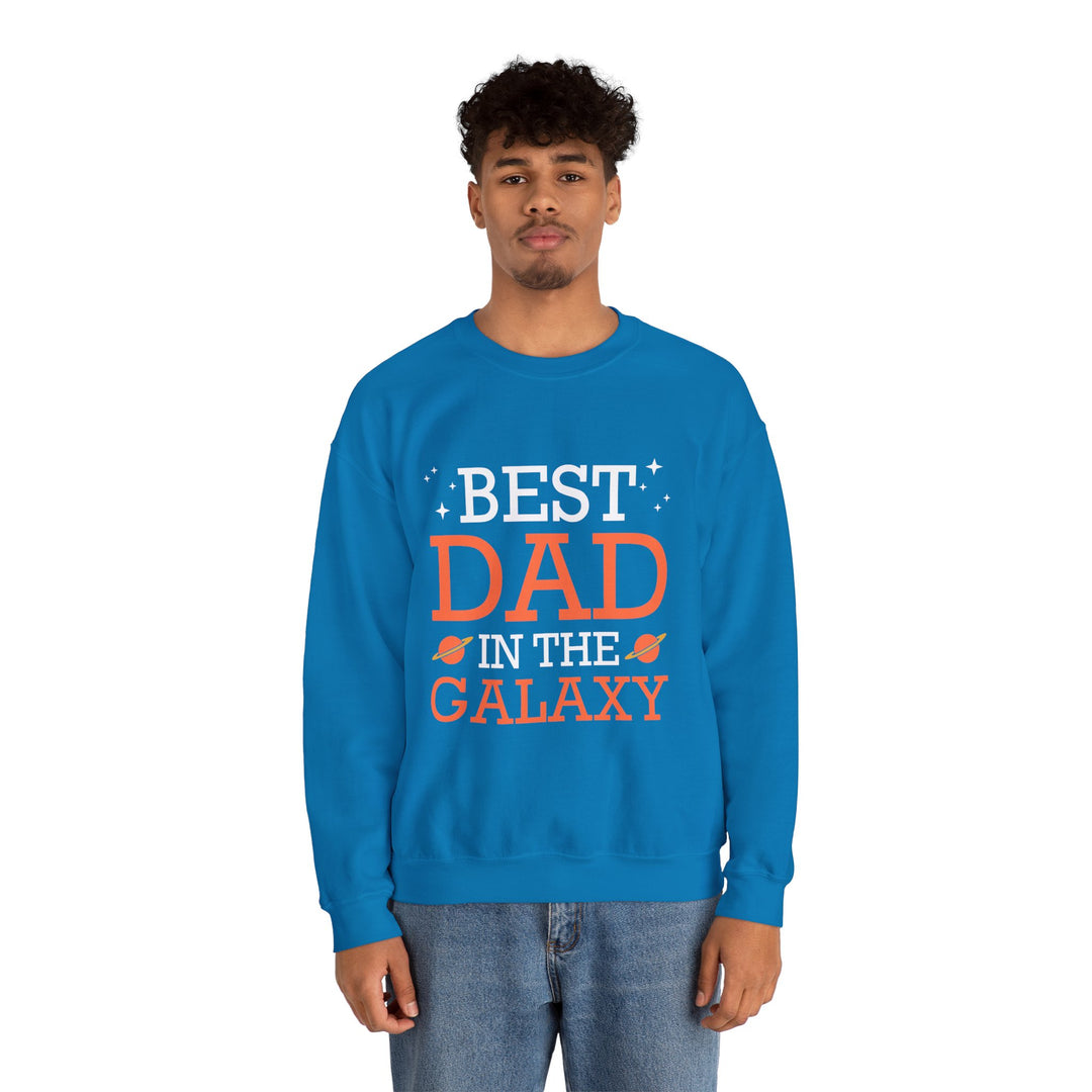 Dad’s Sweatshirt – Best Dad in the Galaxy Design