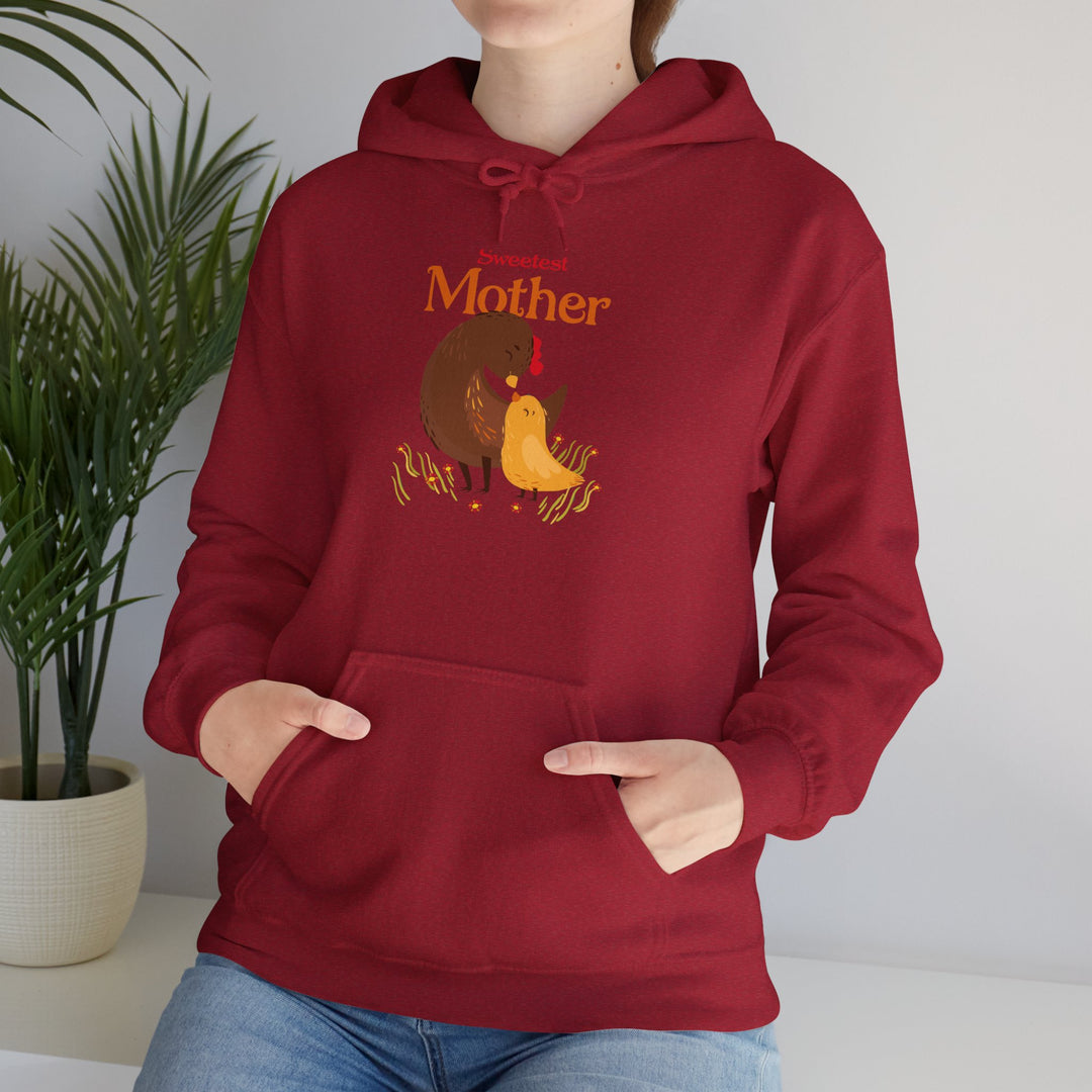 Mom's Unisex Hooded Sweatshirt - Sweetest Mother Design