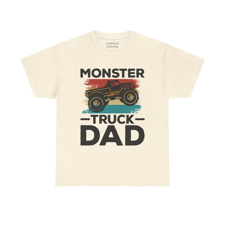 Dad's T-Shirt - Monster Truck Dad Design