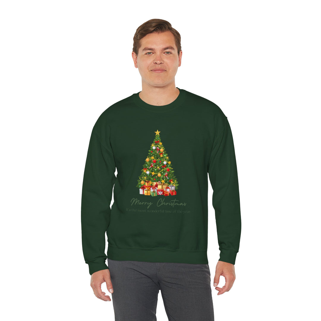 Christmas Tree Sweatshirt — Merry Christmas Holiday Crewneck