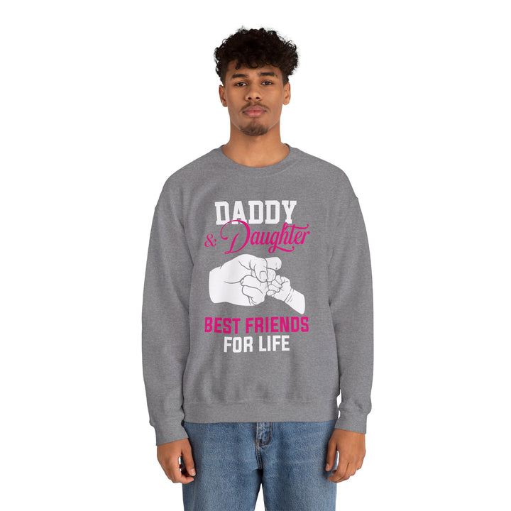 Dad’s Sweatshirt – Daddy & Daughter Best Friends For Life Design