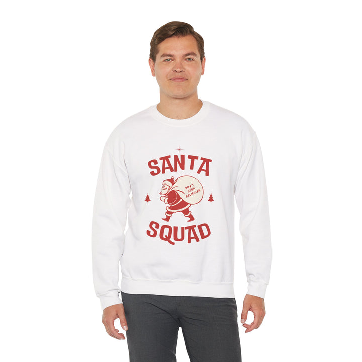 Santa Squad Sweatshirt — Retro Santa Holiday Crewneck