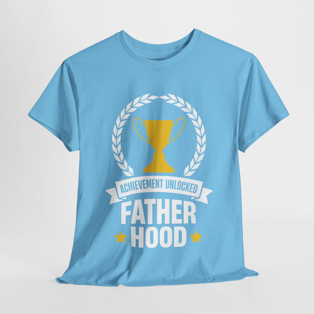 Dad's T-Shirt - Achievement Unlocked Fatherhood Design