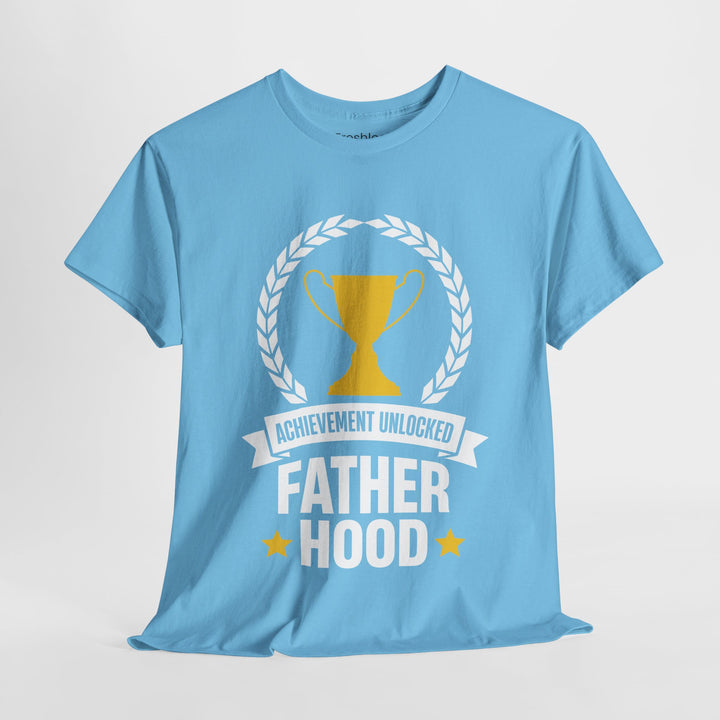 Dad's T-Shirt - Achievement Unlocked Fatherhood Design